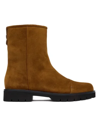 Botine dama, Hogl, piele naturala, fermoar, maro,