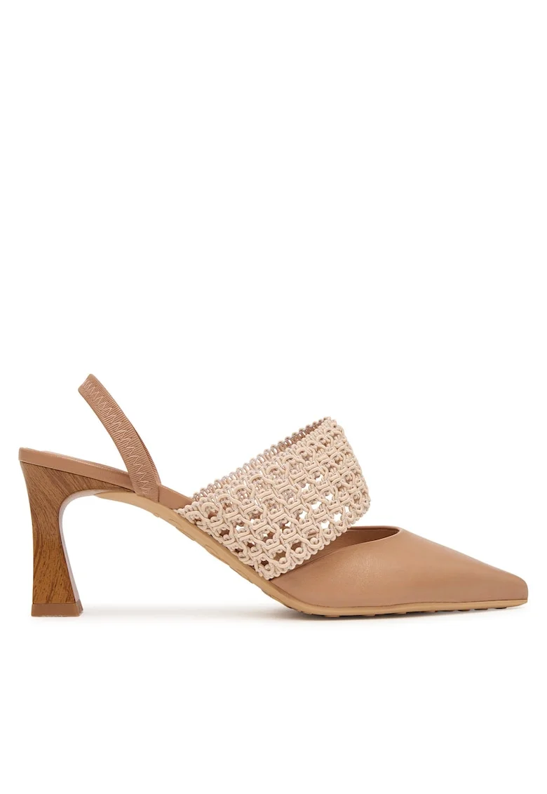 Pantofi dama,  piele naturala, clasic, bej