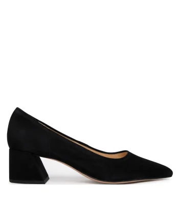 Pantofi pentru dama, Hogl, piele naturala, model elegant, negru