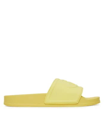 Papuci dama,  galben, plastic