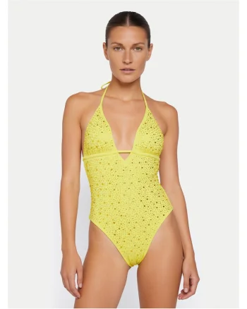 Costum de baie dama,, Galben