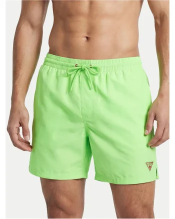 Costum de baie barbati,  poliester, verde, 100% poliester