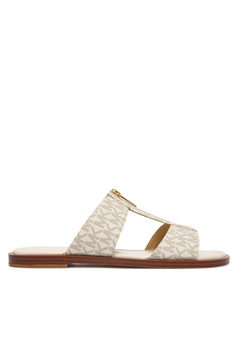 Papuci dama,  40S6BRFS1B, piele ecologica, bej