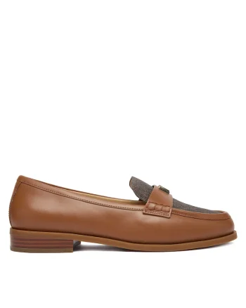 Mocasini dama,  piele naturala, elegant, maro