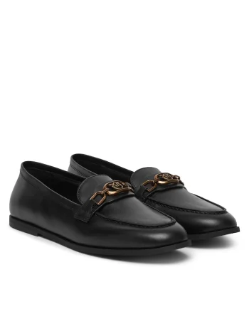 Mocasini dama,  piele naturala, negru, elegant, confortabil