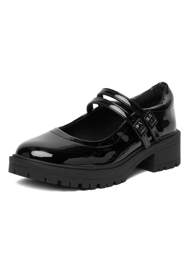 Pantofi dama,  clasic, sintetic, negru