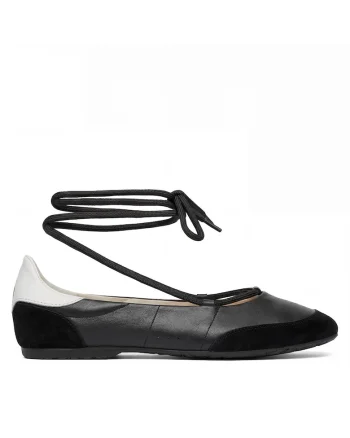 Balerini 8Z0123 L150,  Piele naturala, Negru