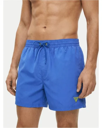 Costum de baie barbati,  poliester, albastru, 95% poliester 5% elastan