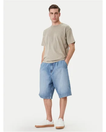 Pantaloni scurti Barbati,  bumbac, albastru