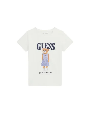 Tricou copii,  bumbac, alb, pentru fete,