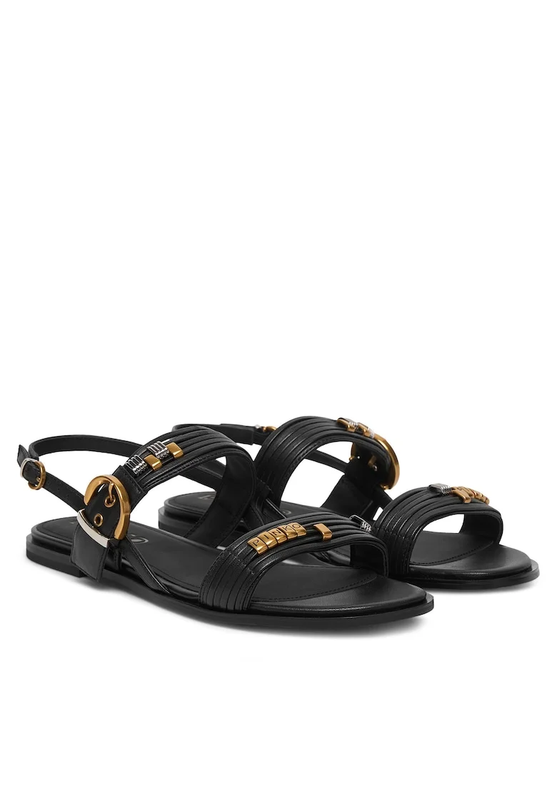 Sandale de dama  piele naturala, negru