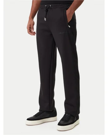 Pantaloni de trening pentru barbati,  negru, viscoza/poliester