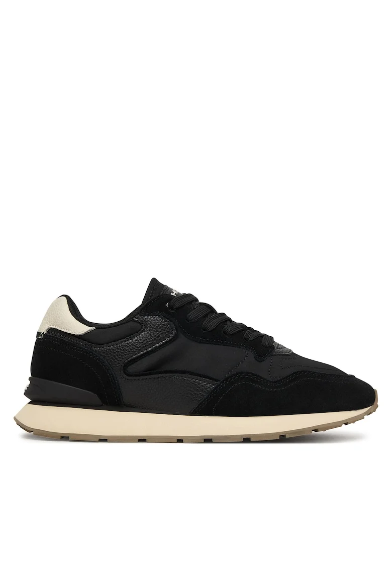 Tenisi barbati,  piele naturala, negru, design modern, confortabil