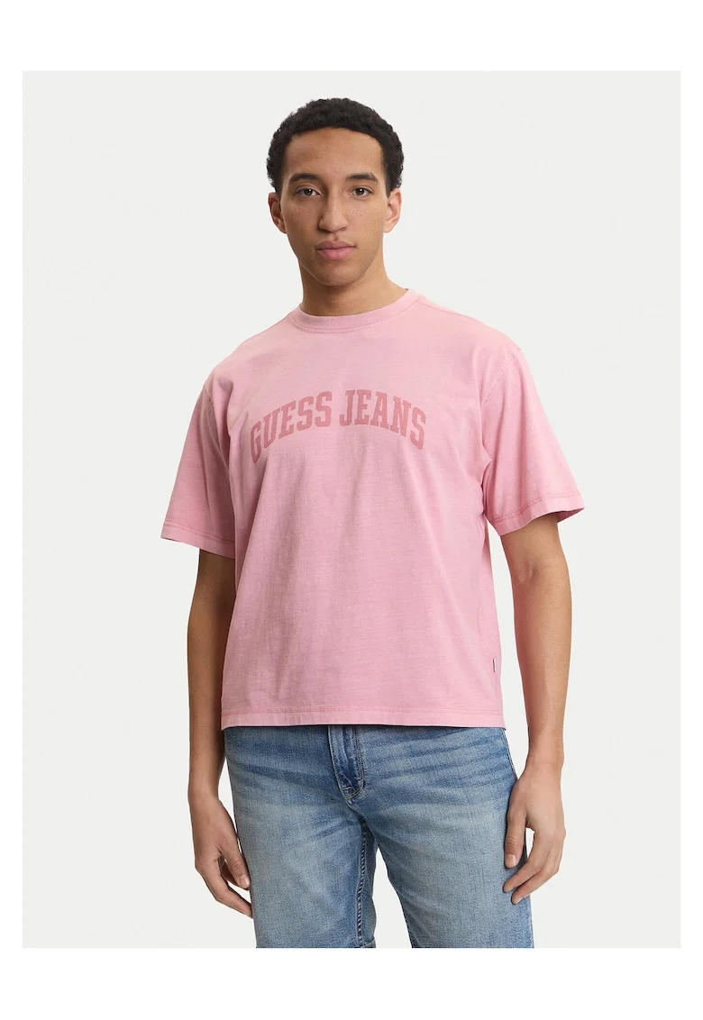 Tricou barbati,  bumbac, roz