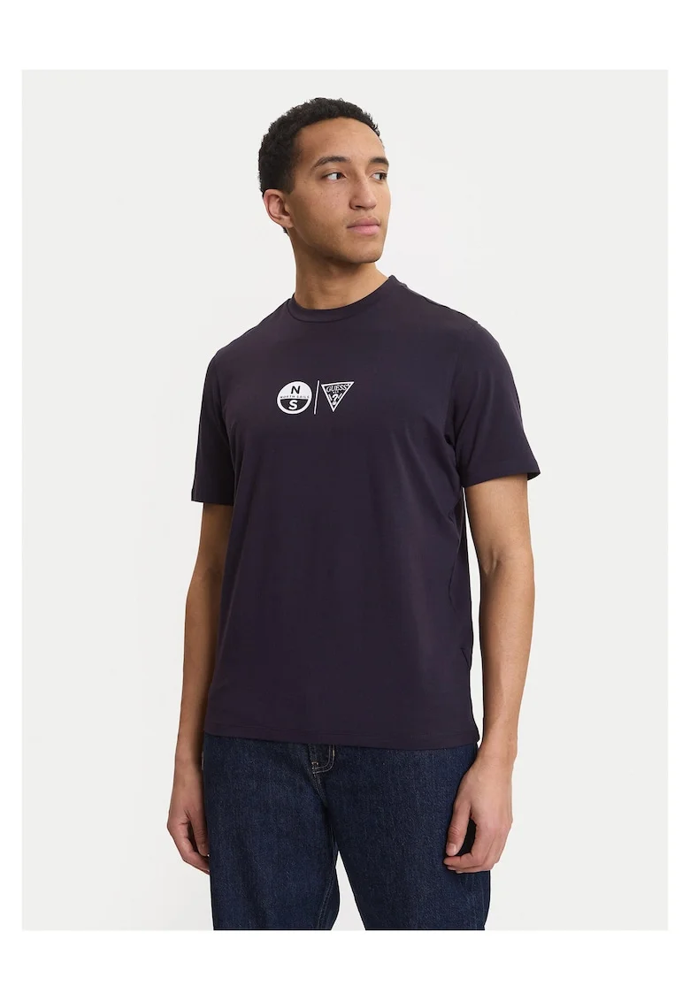 Tricou Barbati,  Bleumarin, bumbac organic