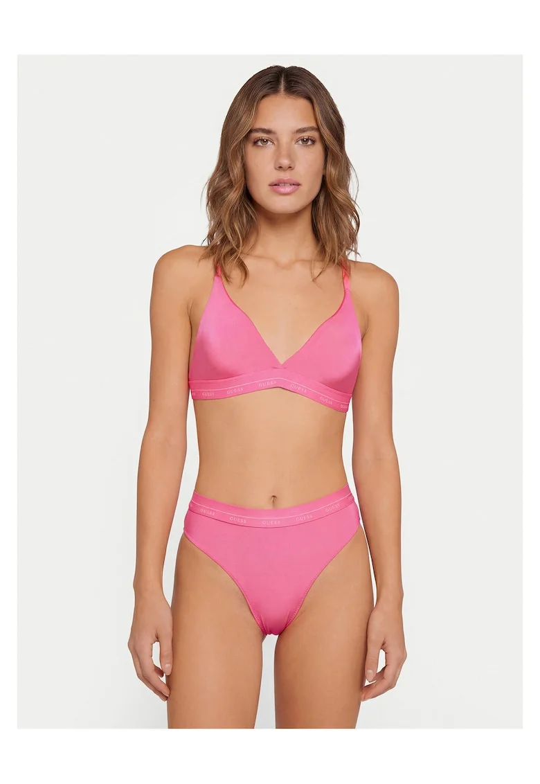 Costum de baie dama,  figi brazylijskie, roz, poliamid,