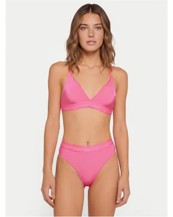 Costum de baie dama,  figi brazylijskie, roz, poliamid,