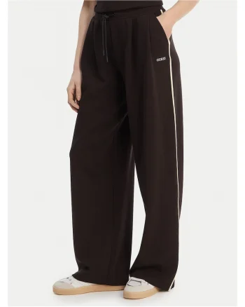 Pantaloni dama,  material poliester, maro