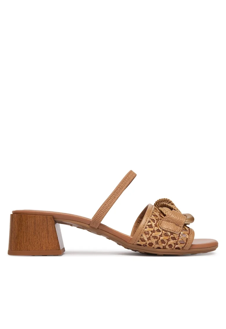 Sandale femei,  piele naturala, maro