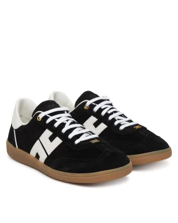Tenisi barbati,  piele naturala, negru