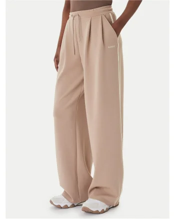 Pantaloni dama,  poliester, bej
