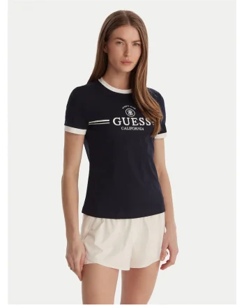 Tricou dama,  bleumarin, bumbac