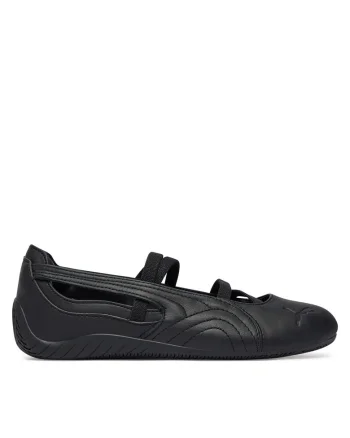 Balerini dama 406144,  piele naturala, negru