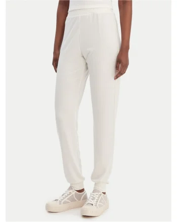 Pantaloni dama,  poliester, ecru