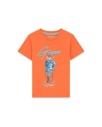 Tricou copii,  bumbac portocaliu, Portocaliu