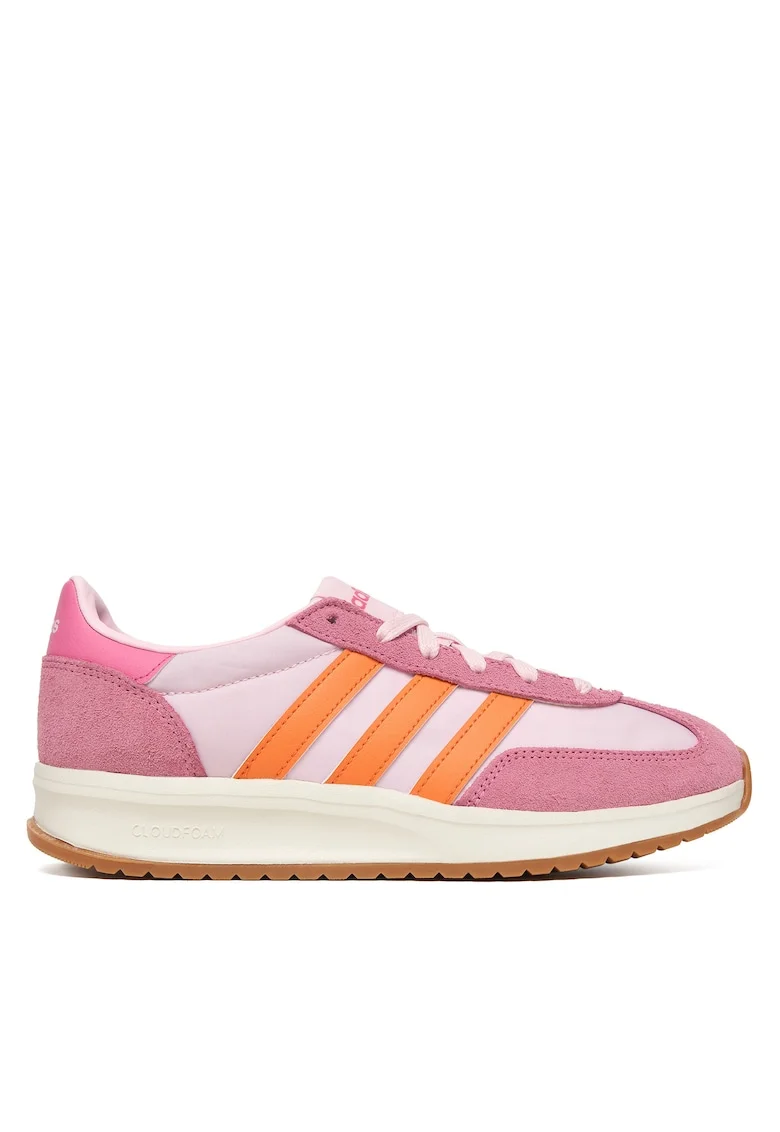 Tenisi dama,  piele naturala, roz, textil