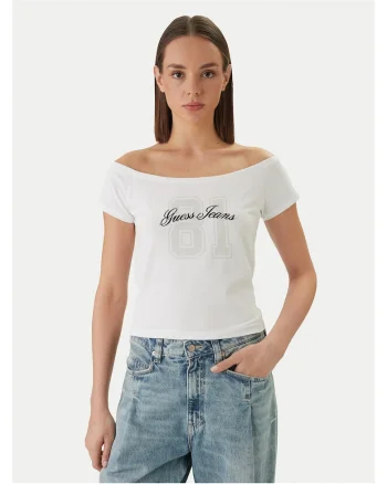 Tricou femei,  bumbac/elastan, alb