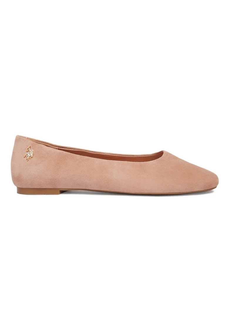 Balerini AYOLY001W, U.S. Polo Piele naturala, Roz, Roz