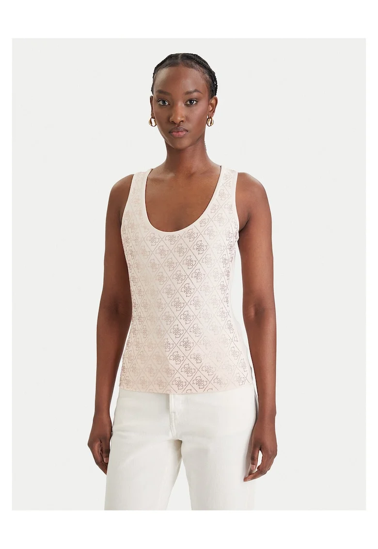 Tricou dama,  bumbac/elastan, bej