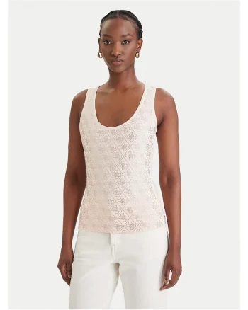 Tricou dama,  bumbac/elastan, bej