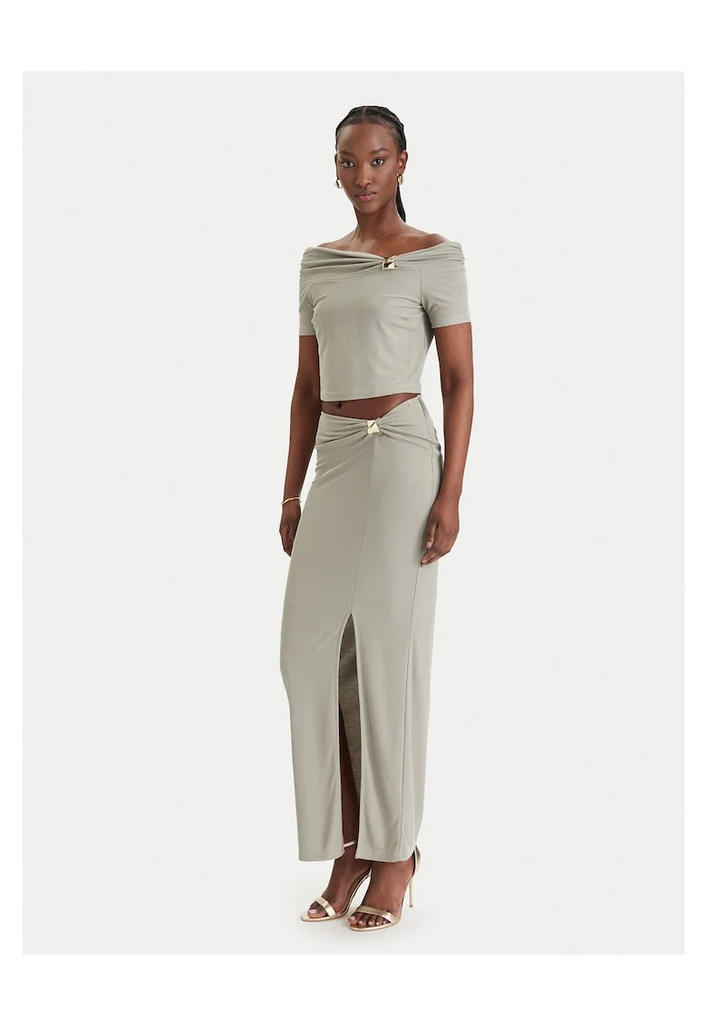 Bluza dama,  kaki, 73% modal, 27% poliester