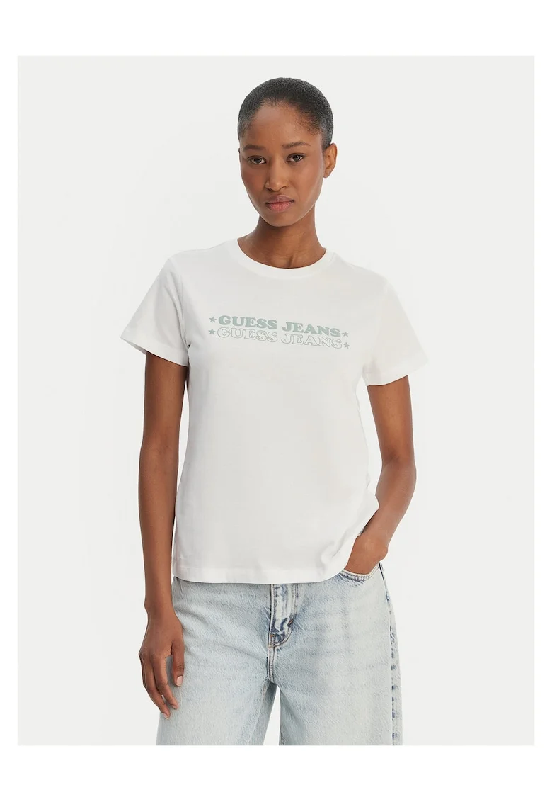 Tricou dama  bumbac, alb