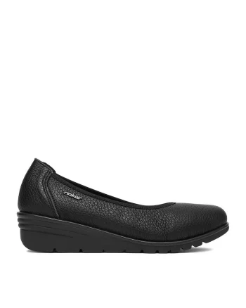 Balerini dama,  Piele naturala, Negru