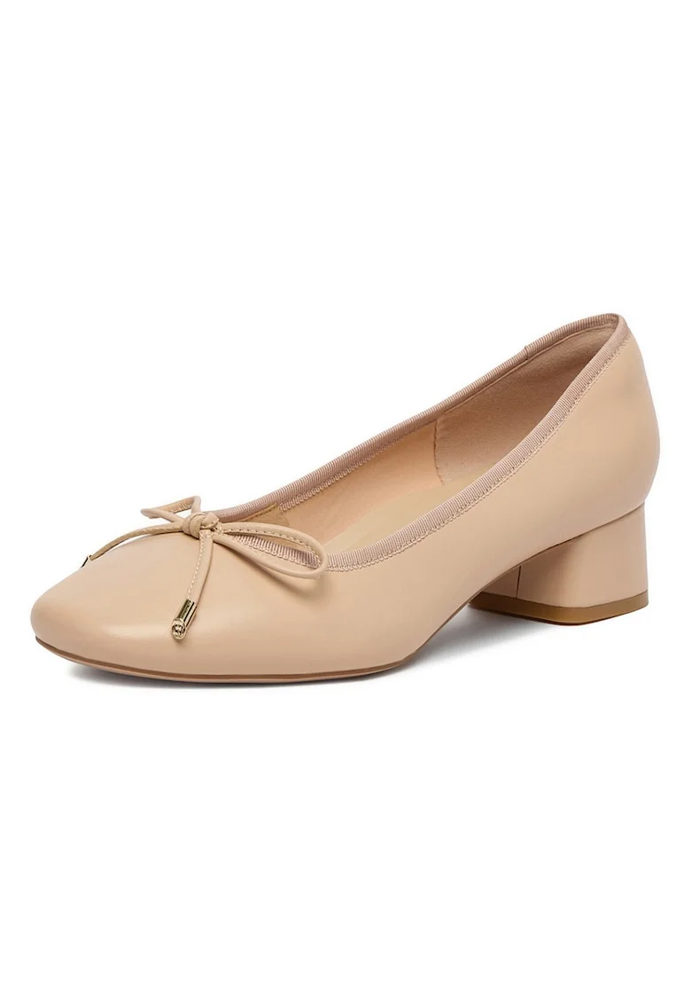 Pantofi dama  piele naturala, Bej