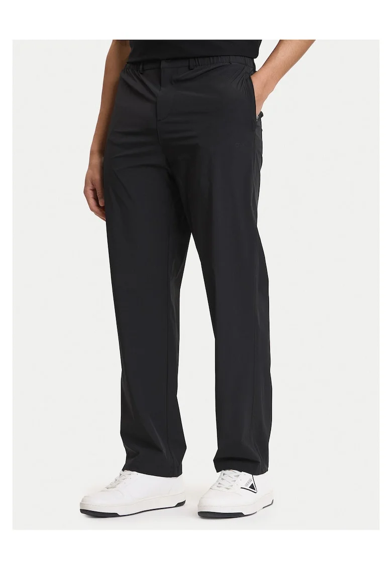 Pantaloni barbati,  poliamida/elastan, negru
