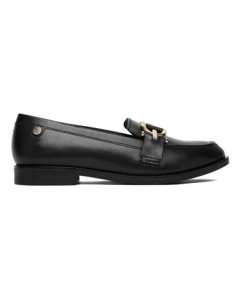 Mocasini dama,  de piele naturala, negru