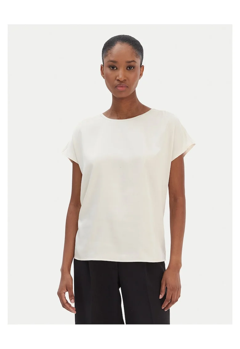 Tricou dama,  bej, viscoza/elastan