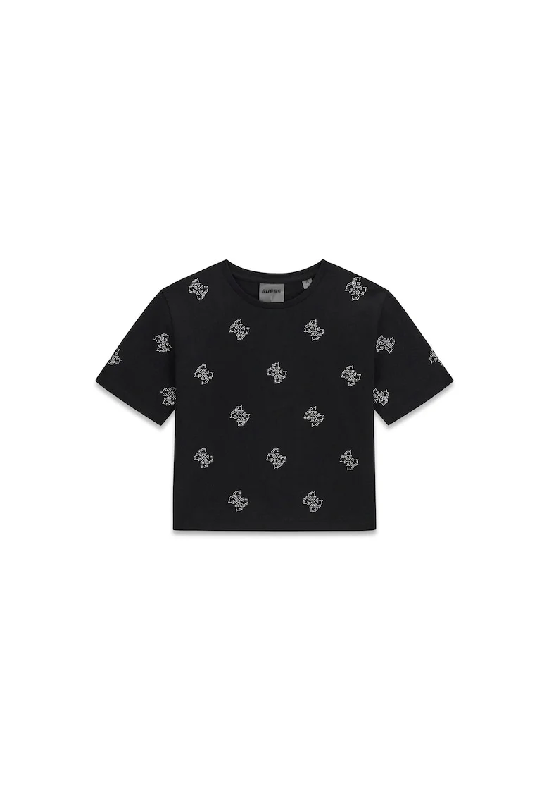 Tricou copii  din bumbac, Negru