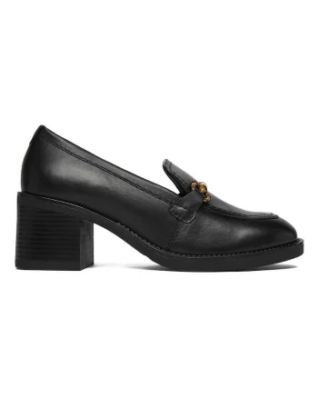 Mocasini dama,  piele naturala, design clasic, negru