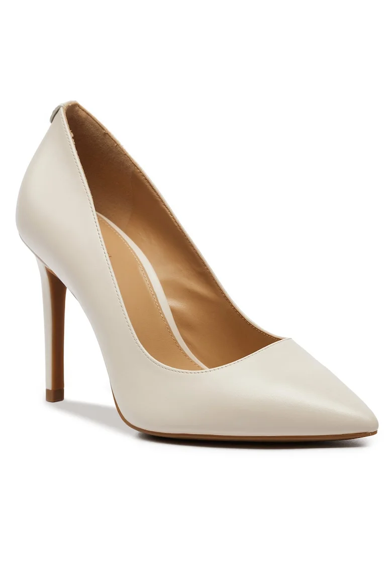 Pantofi pentru dama,  stiletto, bej, piele naturala
