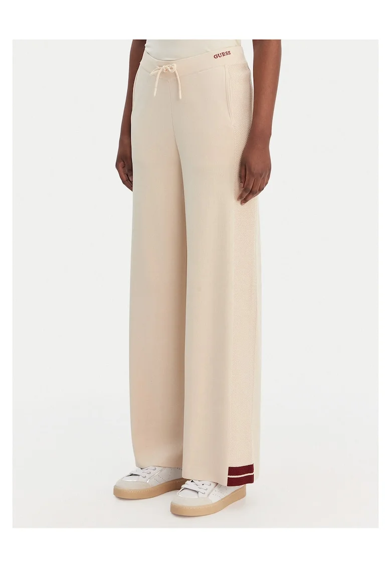 Pantaloni dama,  viscoza, bej