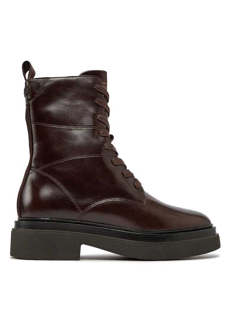 Pantofi dama,  piele naturala, maro,,