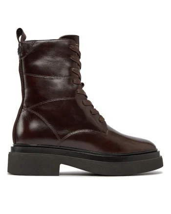 Pantofi dama,  piele naturala, maro,,