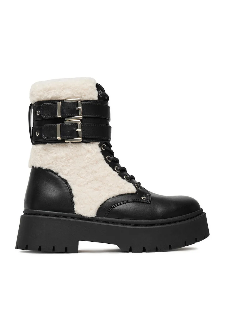 Pantofi dama,  material textil, negru,