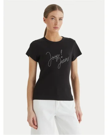 Tricou dama,  bumbac/elastan, negru
