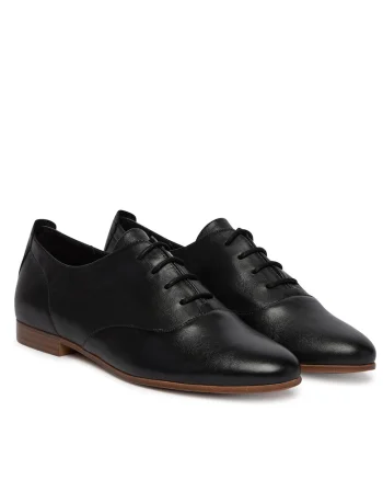 Pantofi  piele naturala, negru